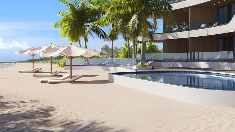 dolce beach residence Simpson Bay Front de mer Sint Maarten 4u real estate Investir à Sint Maarten
