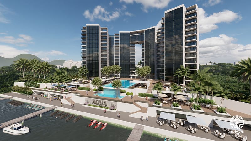 aqua resort sxm developpement programme neuf sint maarten 4U real estate