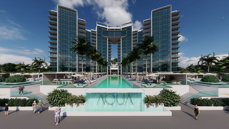aqua resort sxm sint maarten real estate developpement programme neuf sint maarten 4U real estate